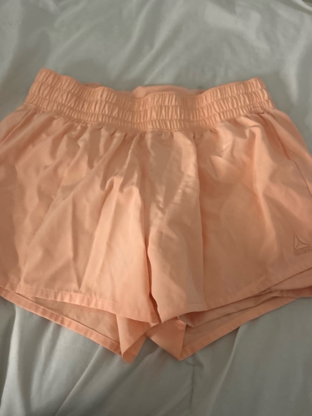 Reebok Peach-Orange Athletic Shorts - Picture 2 of 2